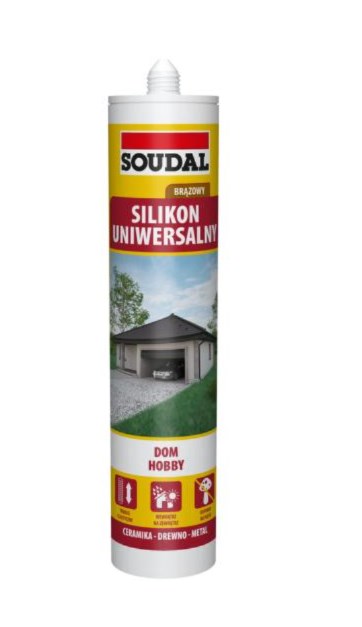 silikon uniwersalny brązowy 280 ml